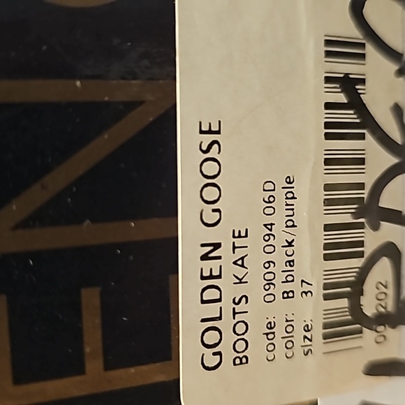 Nib Golden Goose Kate boots 37 or 7 burgundy gorgeous - Picture 6 of 6